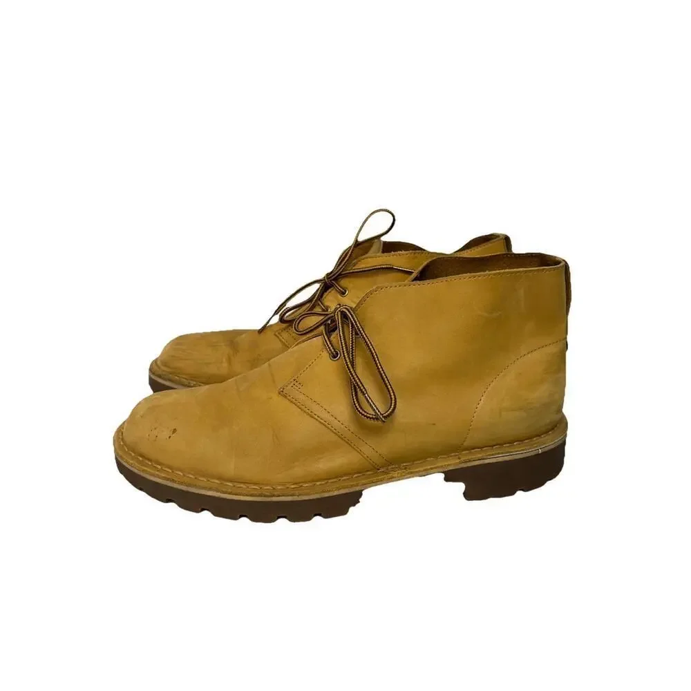 Clarks Overdale Mid 261687237085 Mens Brown Nubuck Lace Up Chukkas Boots 10.5M